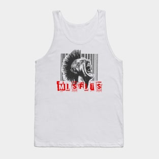 misfits barcode Tank Top